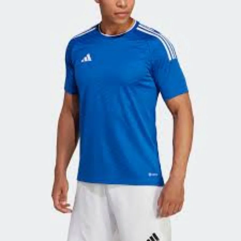 NEW Adidas Campeon 23 Soccer Jersey Cobalt Sz M